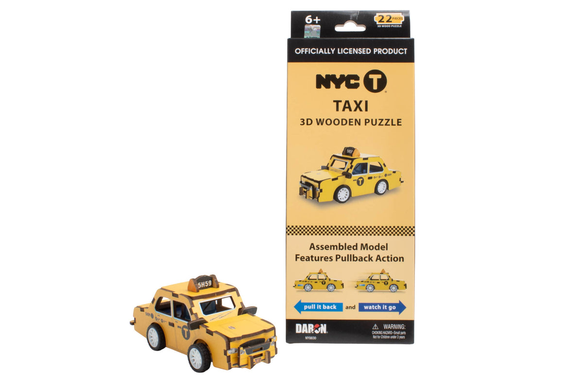 NYC TAXI 3D WOOD PUZZLE
