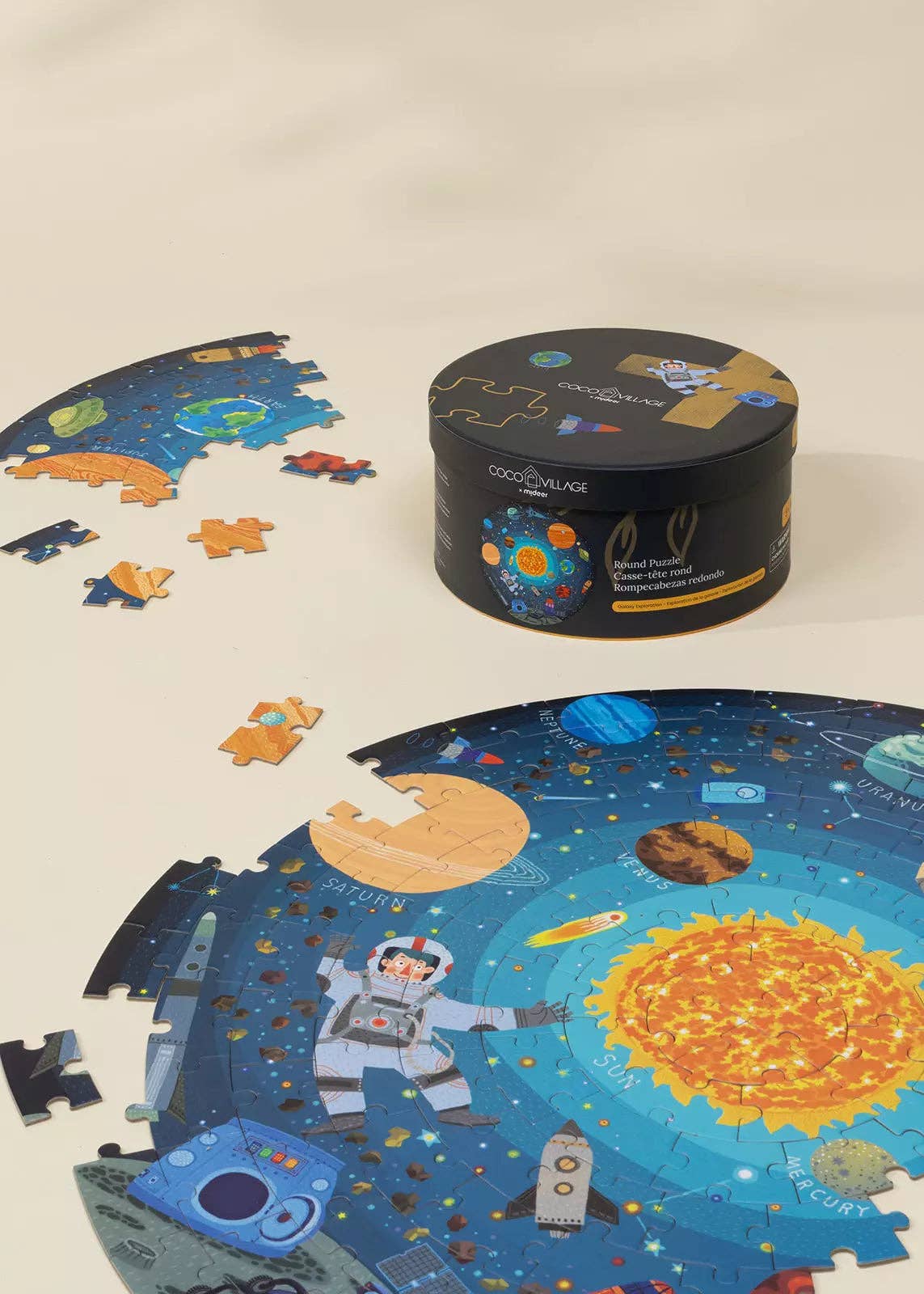 Round Puzzle - Galaxy Exploration - 150pcs