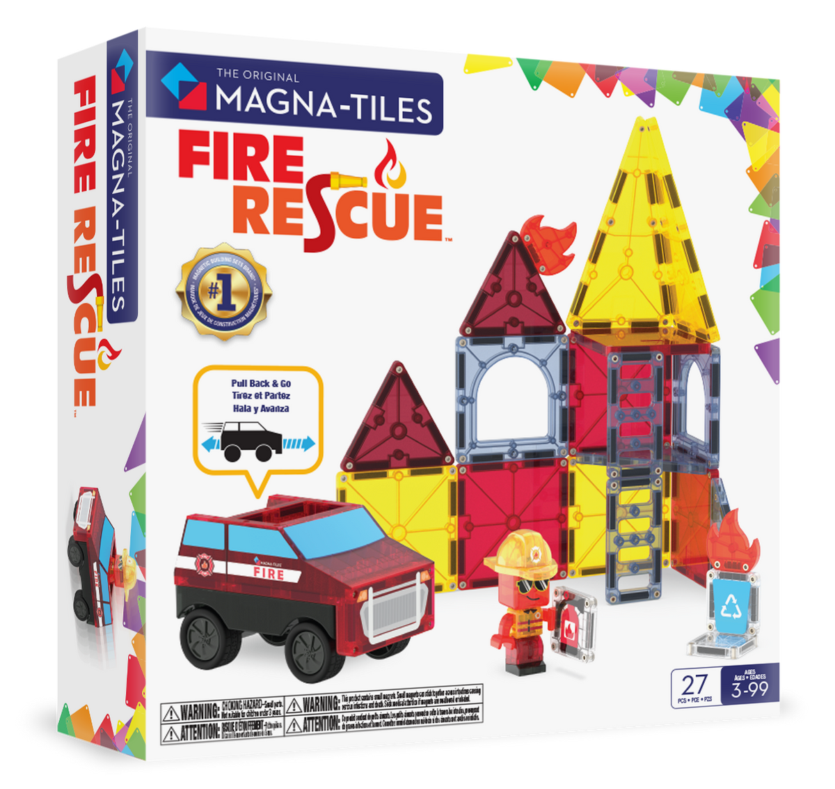 Magna-Tiles Fire Rescue 27-Piece Set