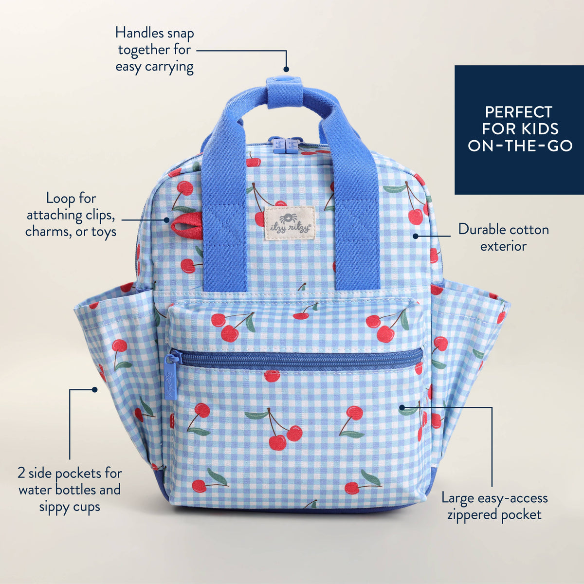 Itzy Bitzy Backpack Cherry On Top