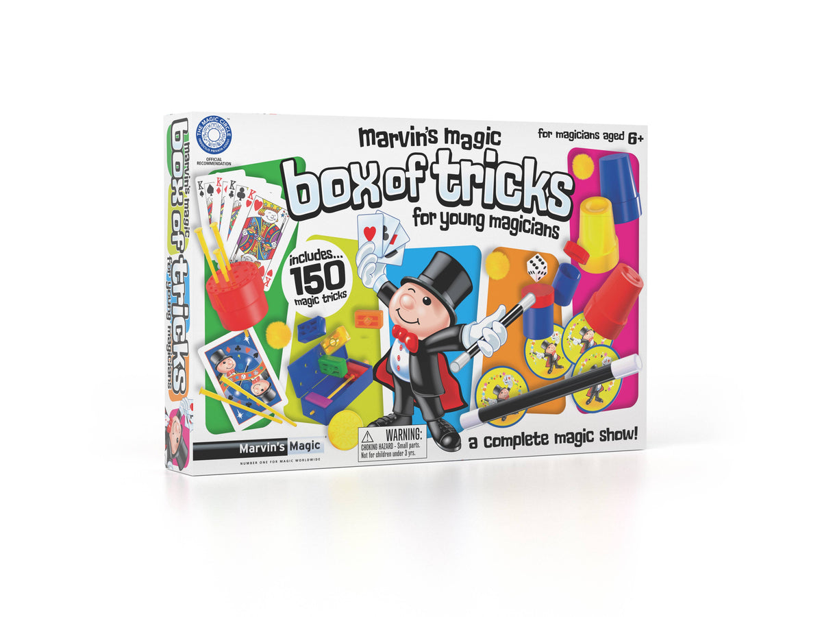 Magic Box of 150 Tricks – Cards & Illusions Kit