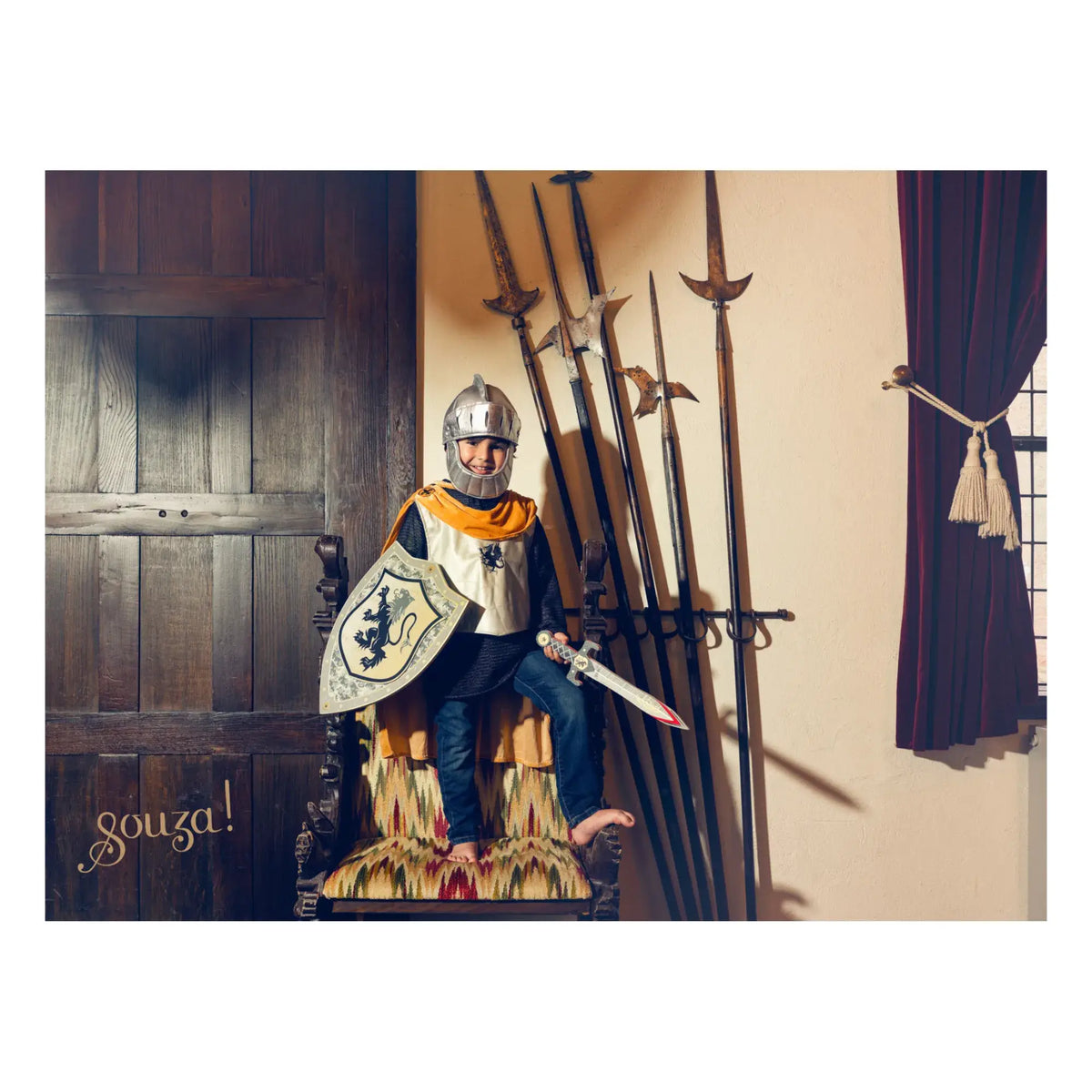 Ramon Knight Costume for Kids - Carnival & Fest(sz 8-10 yrs)