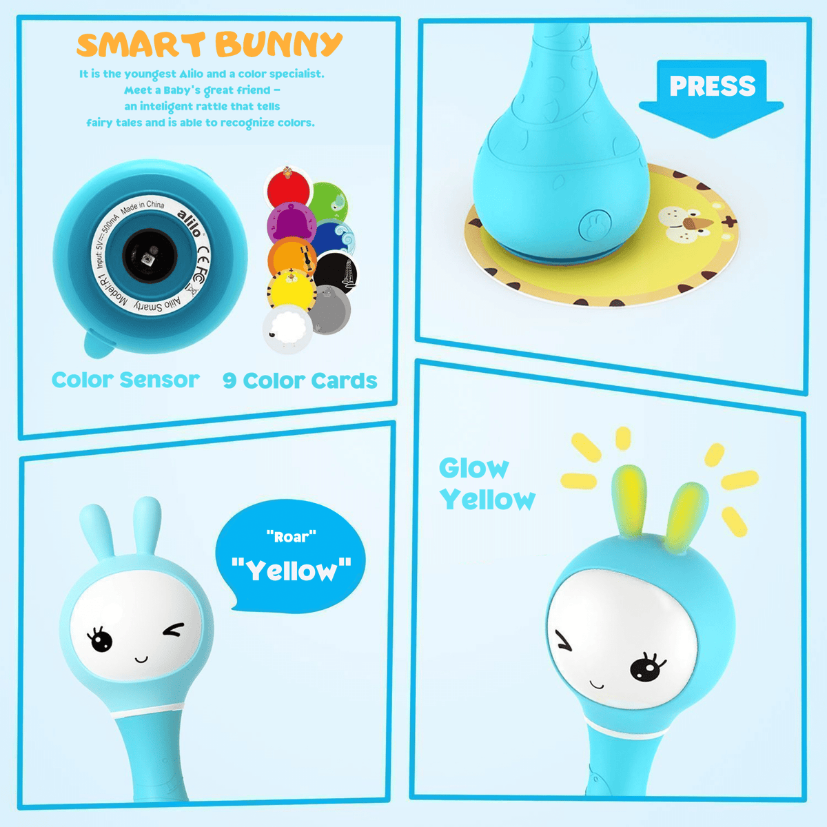 SMARTY SHAKE & TELL RATTLE BLUE