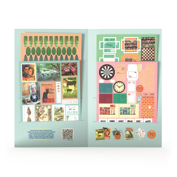 SAM & JULIA MOUSE MANSION DIE CUT PRINTS KID'S BEDROOM