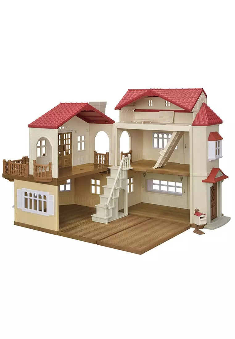 Calico Critters Red Roof Country Home - Secret Attic Playroom