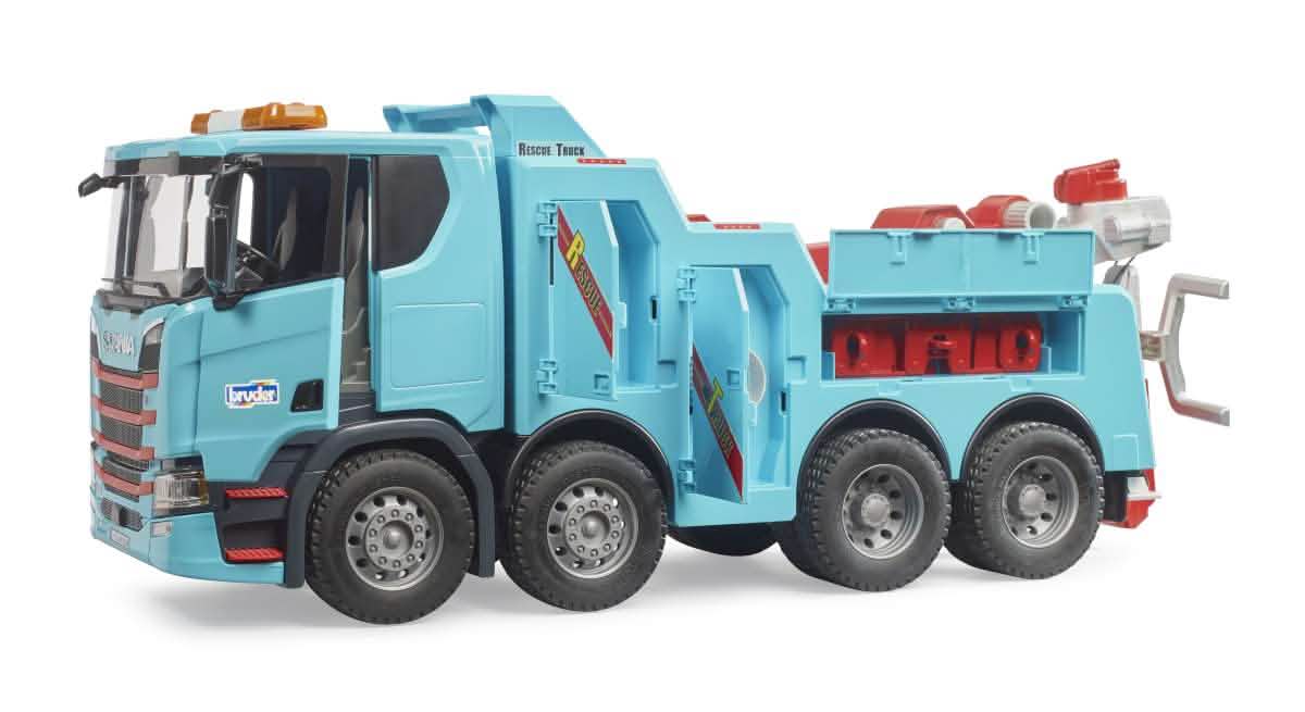 BRUDER 02831 MACK GRANITE HEAVY TOW TRUCK WITH LIGHT AND SOUND