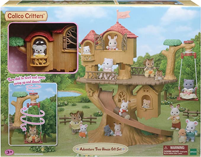 Calico Critters Adventure Tree House Gift Set