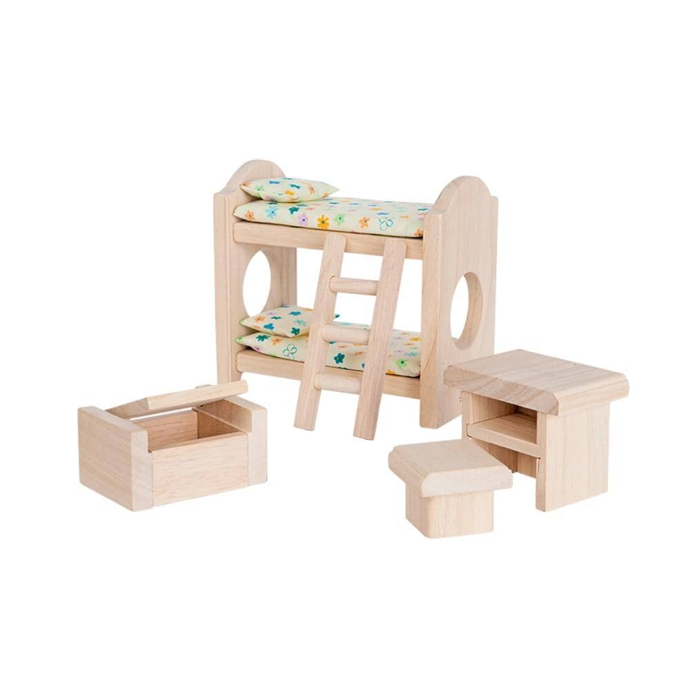 Childrens Bedroom-Classic Dollhouse Furniture-Kidding Around NYC